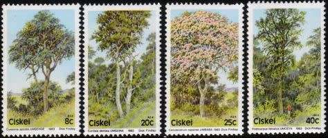 Ciskei - 1983 Indigenous Trees (1st series) Set MNH SACC 34-37