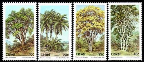 Ciskei - 1984 Indigenous Trees (2nd series) Set MNH SACC 52-55