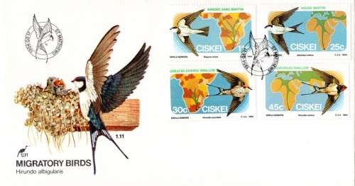 Ciskei - 1984 Migratory Birds FDC 1.11