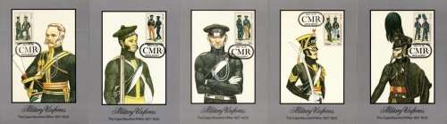 Ciskei - 1984 British Military Uniforms (2nd series) Maxi Card Set