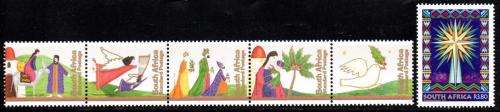South Africa - 2003 Christmas Set MNH SACC 1583-1589