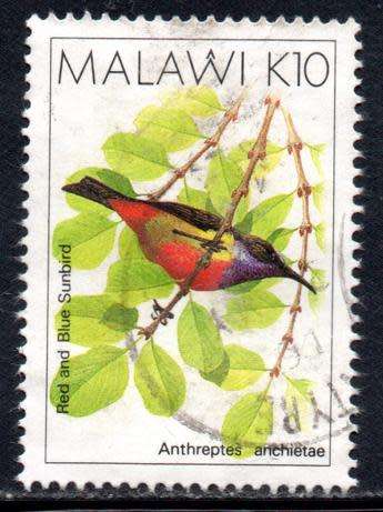 Malawi - 1988 Birds K10 Used SG 804