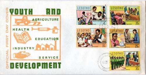 Lesotho - 1974 Youth and Development FDC SG 250-254