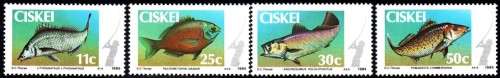 Ciskei - 1985 Coastal Angling Set MNH SACC 70-73