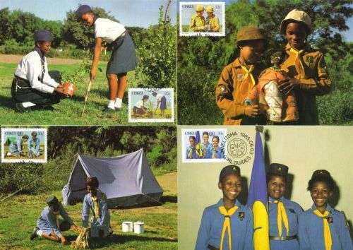 Ciskei - 1985 Girl Guides Maxi Card Set