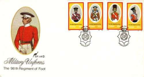 Ciskei - 1986 British Military Uniforms (3rd series) FDC 1.18