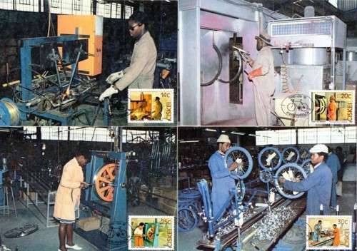 Ciskei - 1986 Bicycle Industry Maxi Card Set