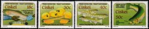 Ciskei - 1989 Trout Hatcheries Set MNH SACC 153-156