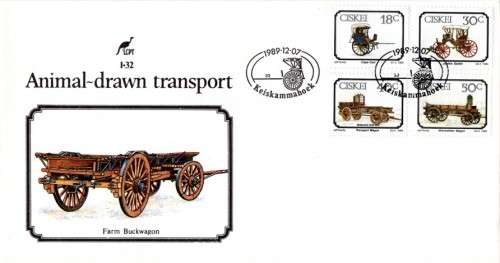 Ciskei - 1989 Animal-drawn Transport FDC 1.32