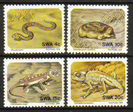 SWA - 1978 Small Animals Set MNH SACC 320-323