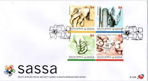 South Africa - 2019 Sassa and SAPO FDC 8.124