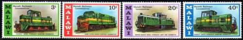Malawi - 1976 Locomotives Set MNH SG 530-533
