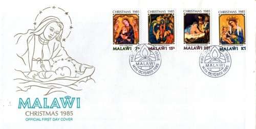 Malawi - 1985 Christmas FDC SG 738-741