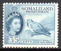 Somaliland Protectorate - 1953 QEII 35c MH SG 142