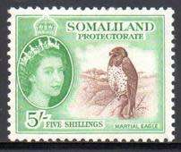 Somaliland Protectorate - 1953 QEII 5s MH SG 147
