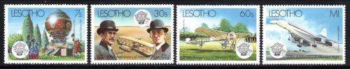 Lesotho - 1983 Bicentenary of Manned Flight Set MNH SG 545-548