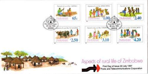 Zimbabwe - 1997 Rural Life FDC SG 948-953