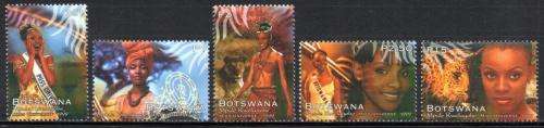 Botswana - 1999 Miss Universe Set MNH SG 905-909