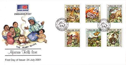 Zimbabwe - 2001 Folk Tales FDC SG 1053-1058