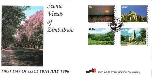 Zimbabwe - 1996 Scenic Views FDC SG 928-931