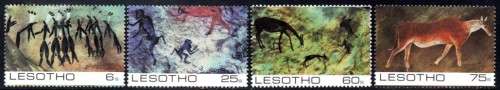 Lesotho - 1983 Rock Paintings Set MNH SG 540-543