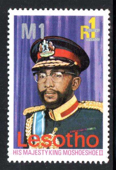 Lesotho - 1980 Surcharges Typo M1 MNH SG 409A