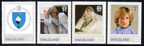 Swaziland - 1982 21st Birthday of Princess of Wales Set MNH SG 404-407