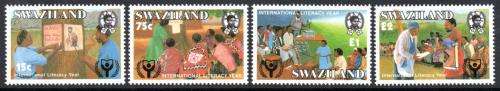 Swaziland - 1990 International Literacy Year Set MNH SG 572-575
