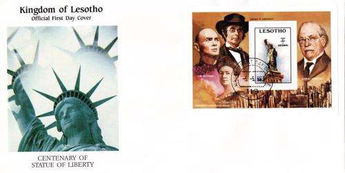 Lesotho - 1986 Centenary of Statue of Liberty FDC SG 705-708