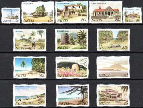 Nevis - 1981 Definitive Set MNH SG 58A-71A