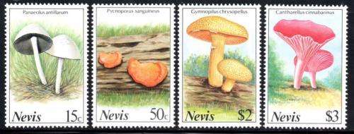 Nevis - 1987 Fungi Set MNH SG 485-488