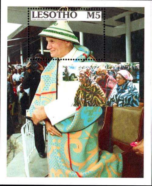 Lesotho - 1990 Traditional Blankets Set & MS SG 971-975