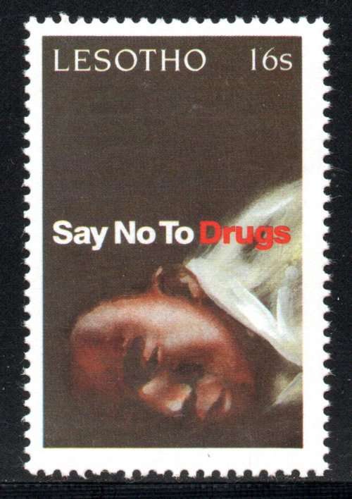 Lesotho - 1991 Say No To Drugs MNH SG 1031