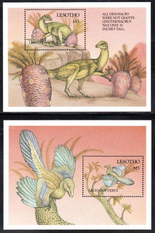 Lesotho - 1992 Prehistoric Animals Set & MS MNH SG 1099-1107