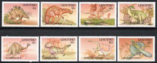 Lesotho - 1992 Prehistoric Animals Set & MS MNH SG 1099-1107