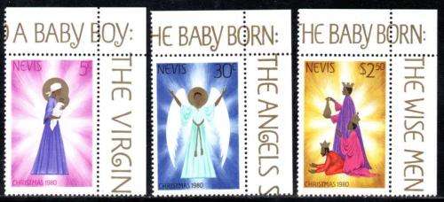 Nevis - 1980 Christmas Set MNH SG 55-57