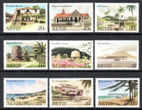 Nevis - 1983 Independence no Imprint Date Part Set MNH SG 111A-121A