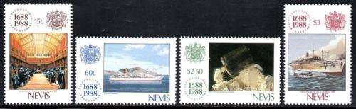 Nevis - 1988 300th Anniversary of Lloyd's of London Set MNH SG 508-511