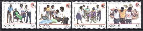 Nevis - 1988 125th Anniversary of Red Cross Set MNH SG 498-501