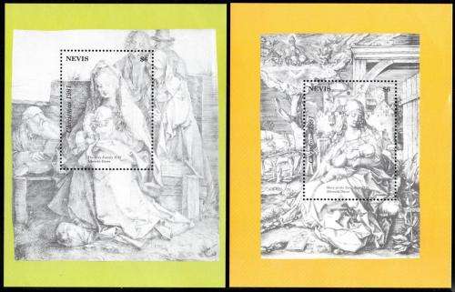Nevis - 1991 Drawings by Albrecht Durer Set & MS MNH SG 641-645