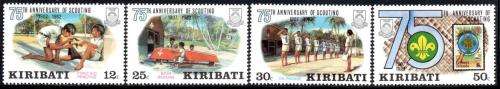 Kiribati - 1982 75th Anniversary of Boy Scout Movement Set MNH SG 189-192