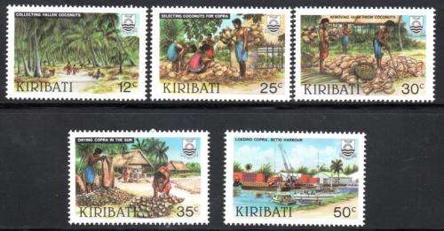 Kiribati - 1983 Copra Industry Set MNH SG 205-209