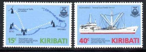 Kiribati - 1985 Transport and Telecommunications Decade Set MNH SG 249-250