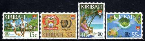 Kiribati - 1985 International Youth Year Set MNH SG 241-244