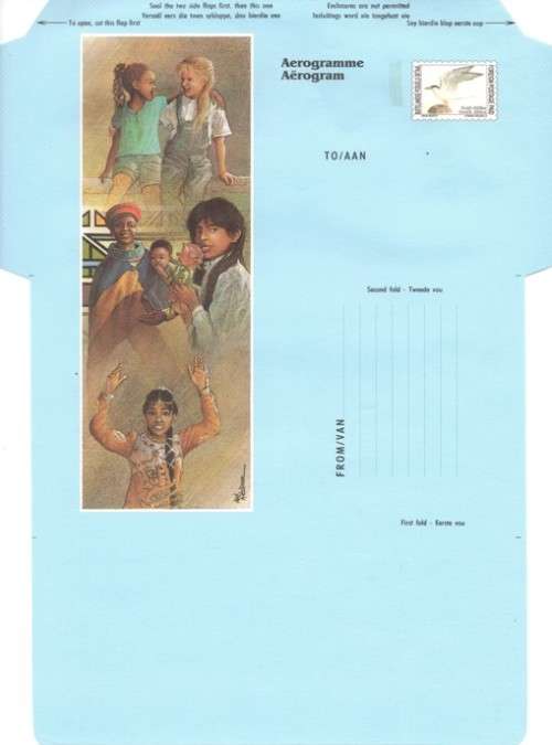 South Africa - 1995 Christmas Aerogramme Mint