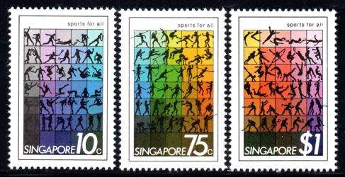 Singapore - 1981 Sports For All Set MNH SG 404-406