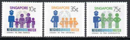 Singapore - 1983 Neighbourhood Watch Scheme Set MNH SG 451-453
