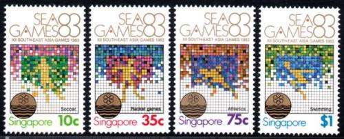 Singapore - 1983 12th South-East Asia Games Set MNH SG 447-450