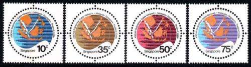 Singapore - 1983 ASEAN Submarine Cable Network Set MNH SG 458-461