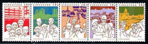 Singapore - 1984 Total Defence Set MNH SG 482a